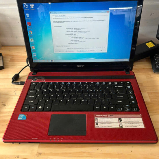 Laptop Acer Aspire 4738 | I5 480M | 4GB | HDD 1TB