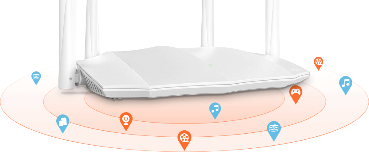 Bộ phát wifi Tenda AC5 V3 chuẩn AC1200Mbps 3